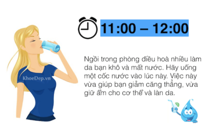 “Bật mí” Khung giờ uống nước giảm mụn hiệu quả và tốt nhất 11