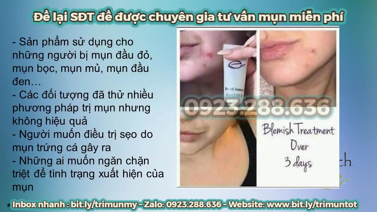 Trị Thâm Mụn Cấp Tốc Sau 1 Đêm